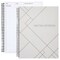 2 Pack Meeting Notebooks for Work, Spiral-Bound Daily Planner for Project Management, Office, Business, Note Taking, Organizer (160 Pages, 8.5 x 11 In)